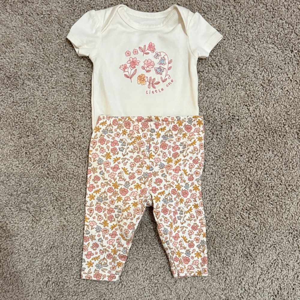 Carter’s 3M Floral “Little One” Set